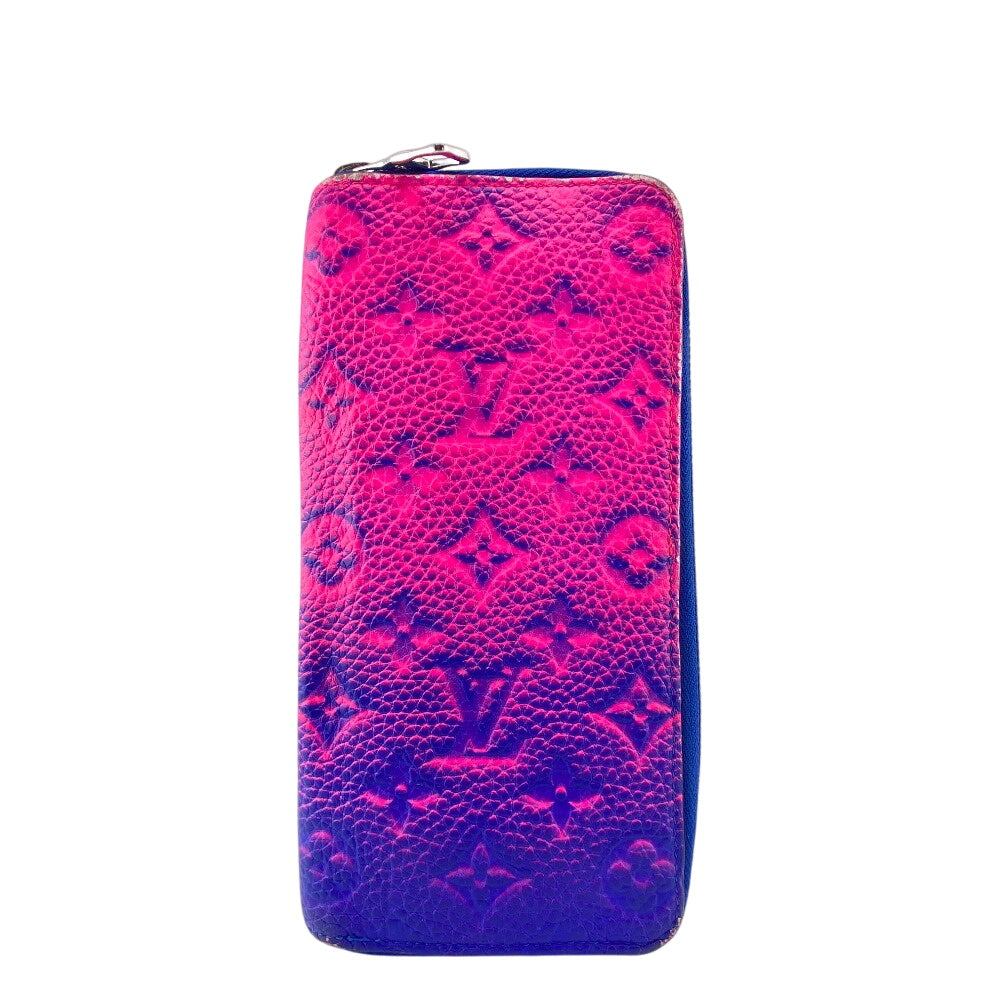 LOUIS VUITTON Long Wallet Purse M81243 Monogram pink Zippy wallet Monogram Illusion Vertical Women(Unisex)
