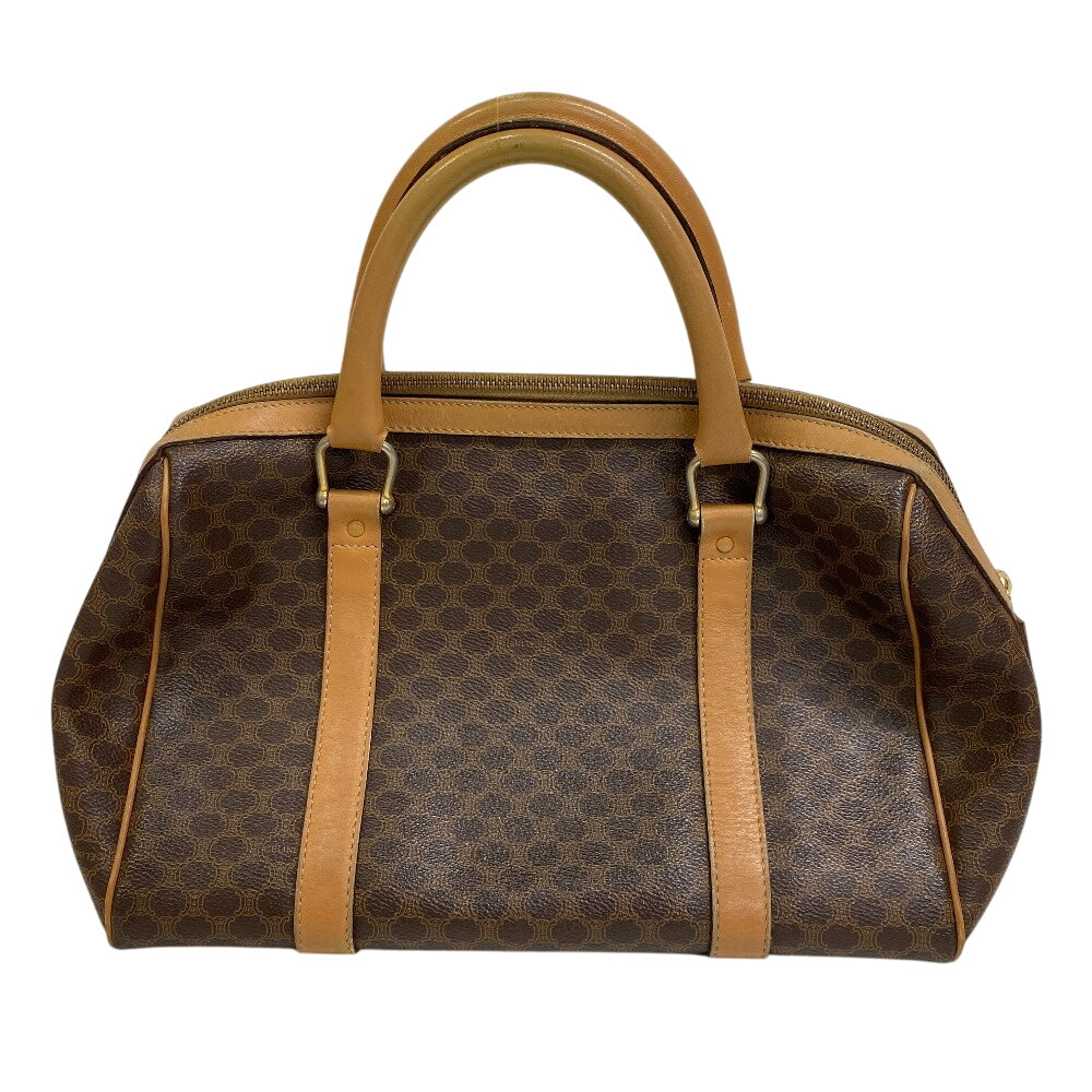 CELINE Handbag PVC Brown Macadam