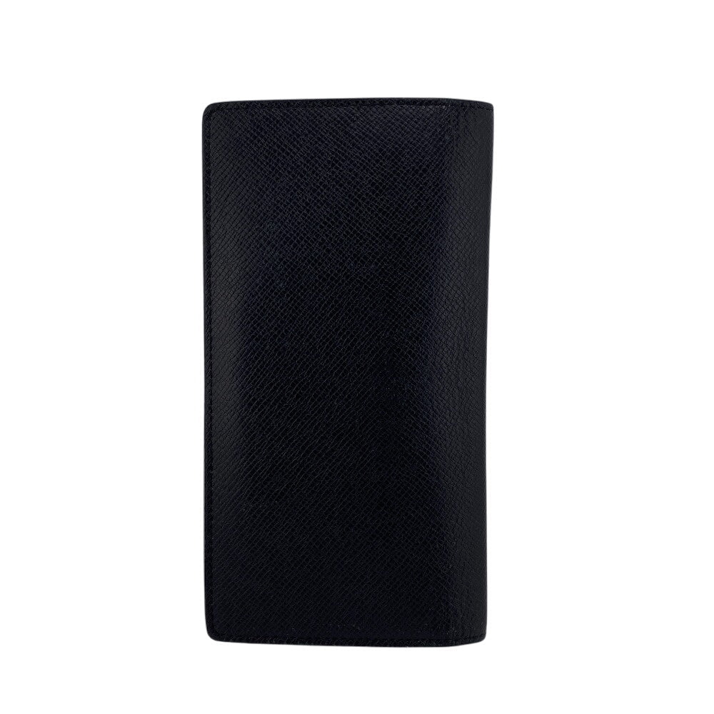 LOUIS VUITTON Long Wallet Purse M30385 leather black Bifold Walletlong wallet Taiga Portefeuille Plaza mens