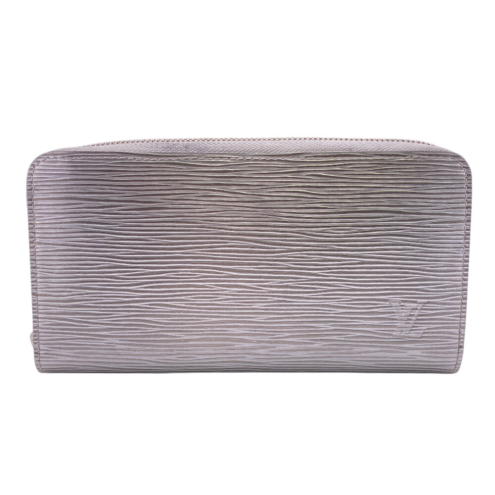 LOUIS VUITTON Long Wallet Purse M82794 Epi Silver Epi Zippy wallet Women