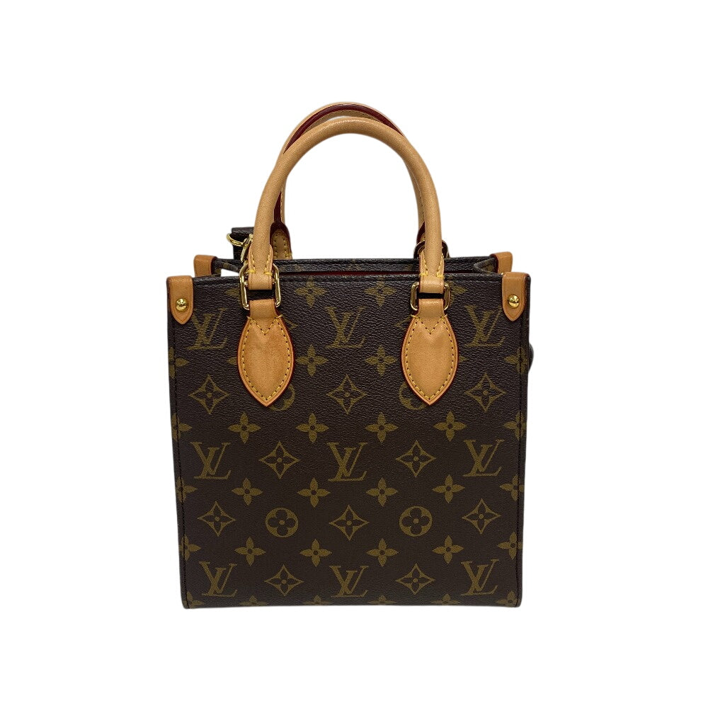 LOUIS VUITTON Shoulder Bag M45847 leather Brown 2way handbag Monogram Sac PlatBB Women