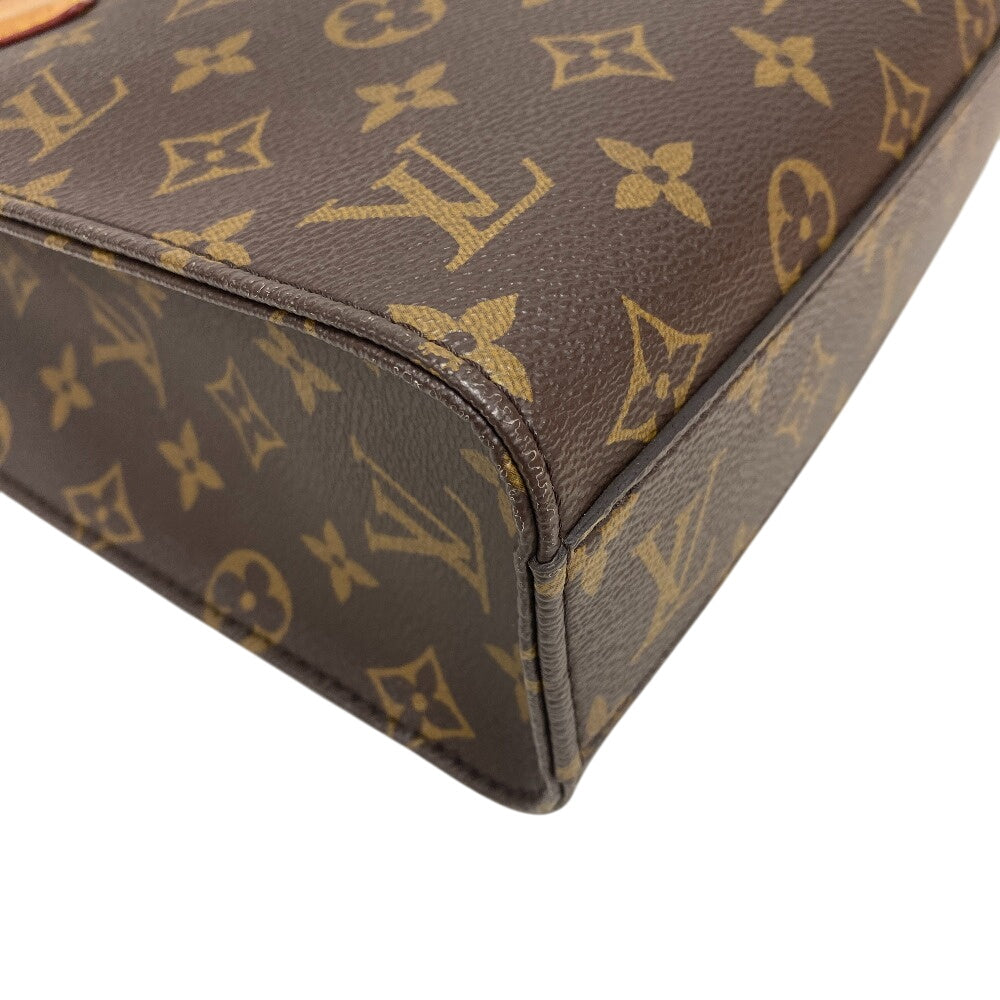 LOUIS VUITTON Shoulder Bag M45847 leather Brown 2way handbag Monogram Sac PlatBB Women