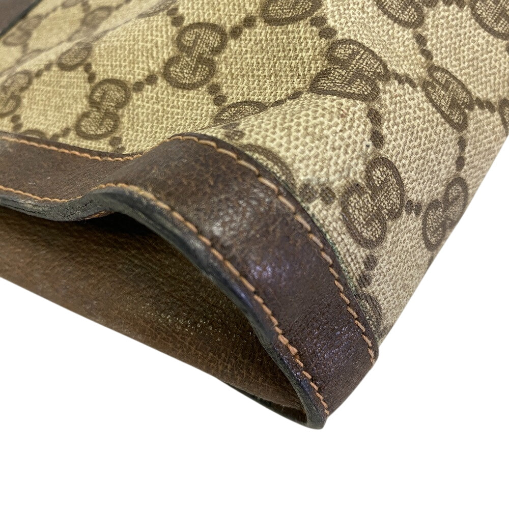 GUCCI business bag GG canvas Brown Old Gucci Sherry mens