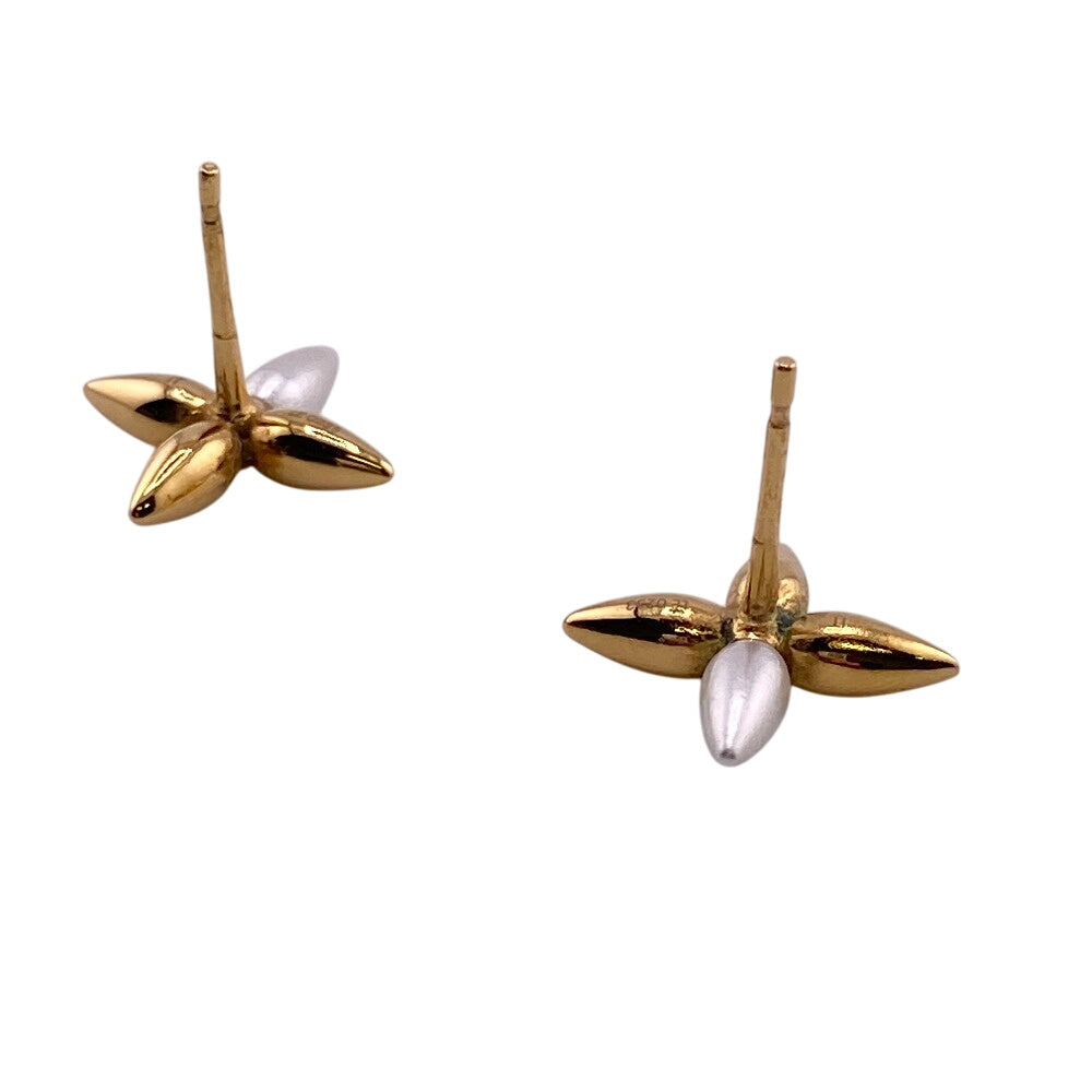 LOUIS VUITTON Pierce M00950 metal gold Pierce Studs Louisette Women