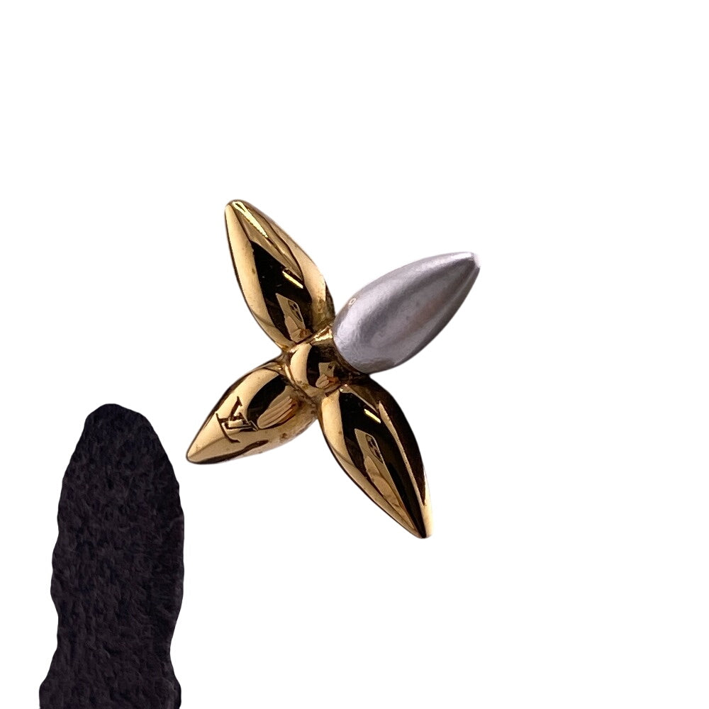 LOUIS VUITTON Pierce M00950 metal gold Pierce Studs Louisette Women