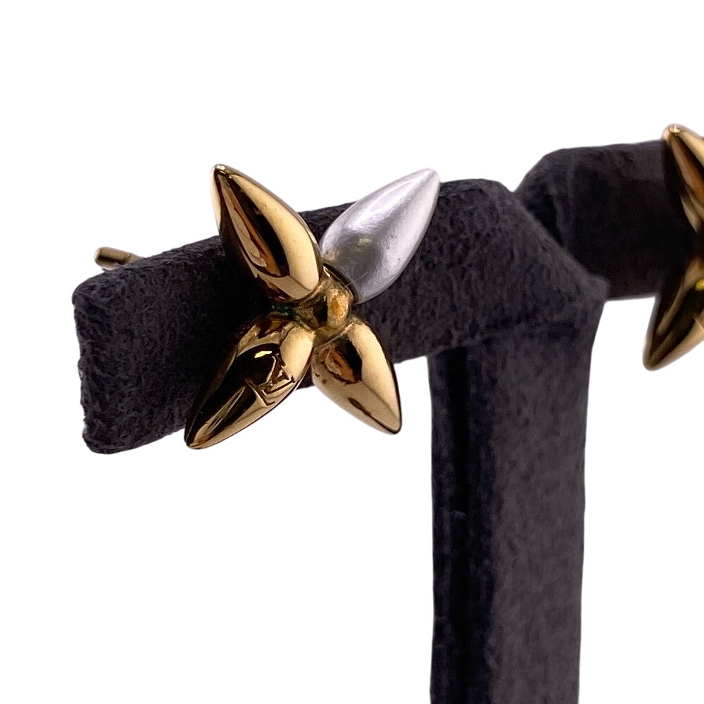 LOUIS VUITTON Pierce M00950 metal gold Pierce Studs Louisette Women