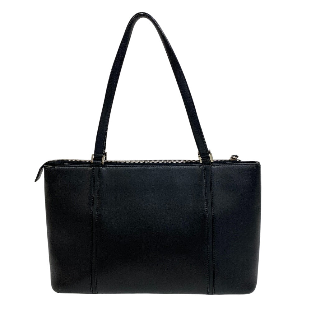 BURBERRY Tote Bag leather black Nova Check mens