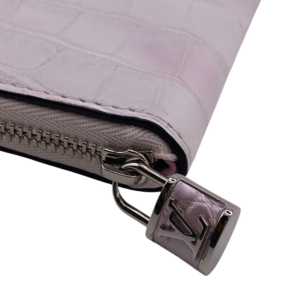 LOUIS VUITTON Bifold Wallet N81384 Exotic leather white Women