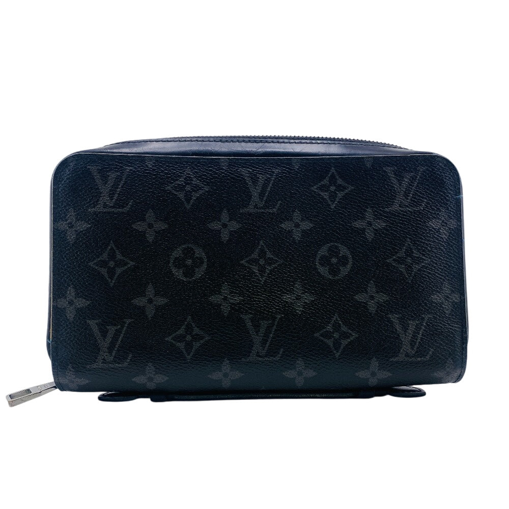 LOUIS VUITTON Long Wallet Purse M61698 Monogram Eclipse black Monogram Eclipse Zippy XL