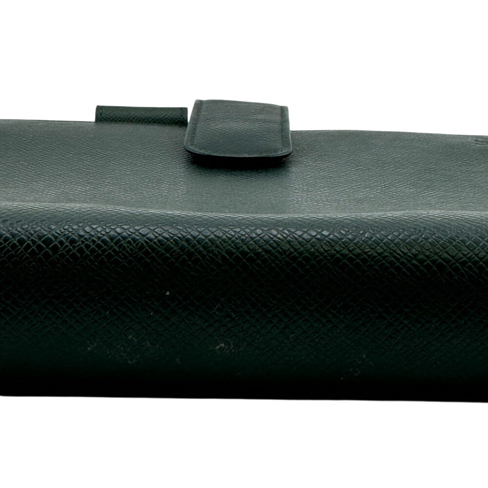 LOUIS VUITTON Notebook cover R20705 leather green Taiga Epithea Agenda GM mens