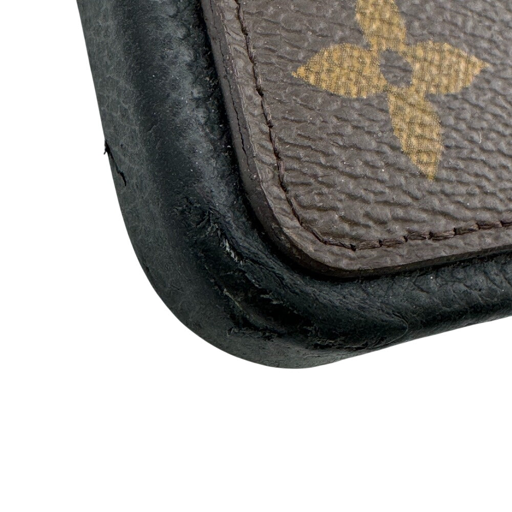 LOUIS VUITTON iPhone case M82888 leather black Monogram Bumper iPhone 15Pro MAX