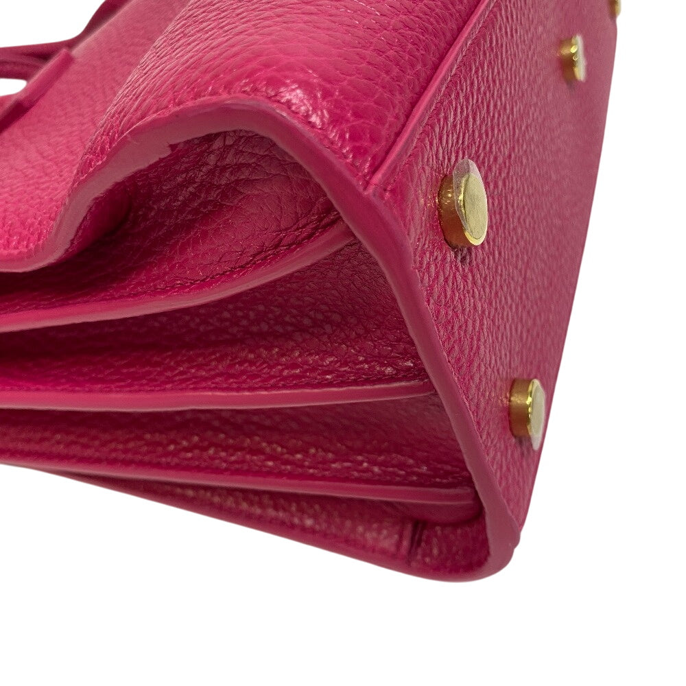 SAINT LAURENT Handbag leather pink 2WAY Shoulder Bag sucked jour baby Women
