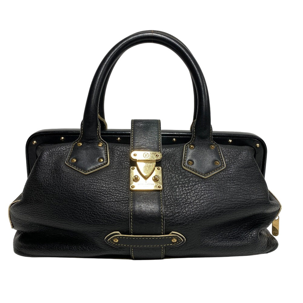 LOUIS VUITTON Handbag M91805 leather black Suhari Angnieux PM Women