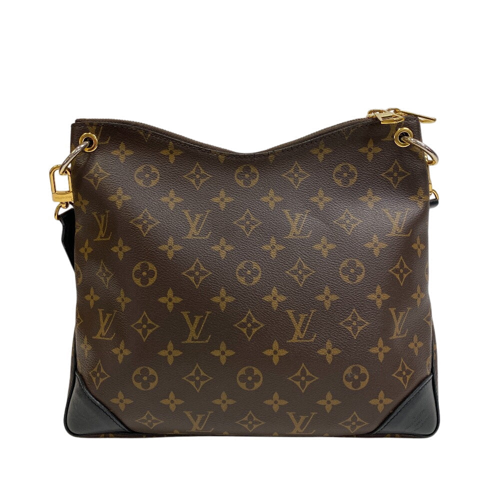 LOUIS VUITTON Shoulder Bag M45353 PVC coated canvas, leather Brown Monogram Odeon NM PM