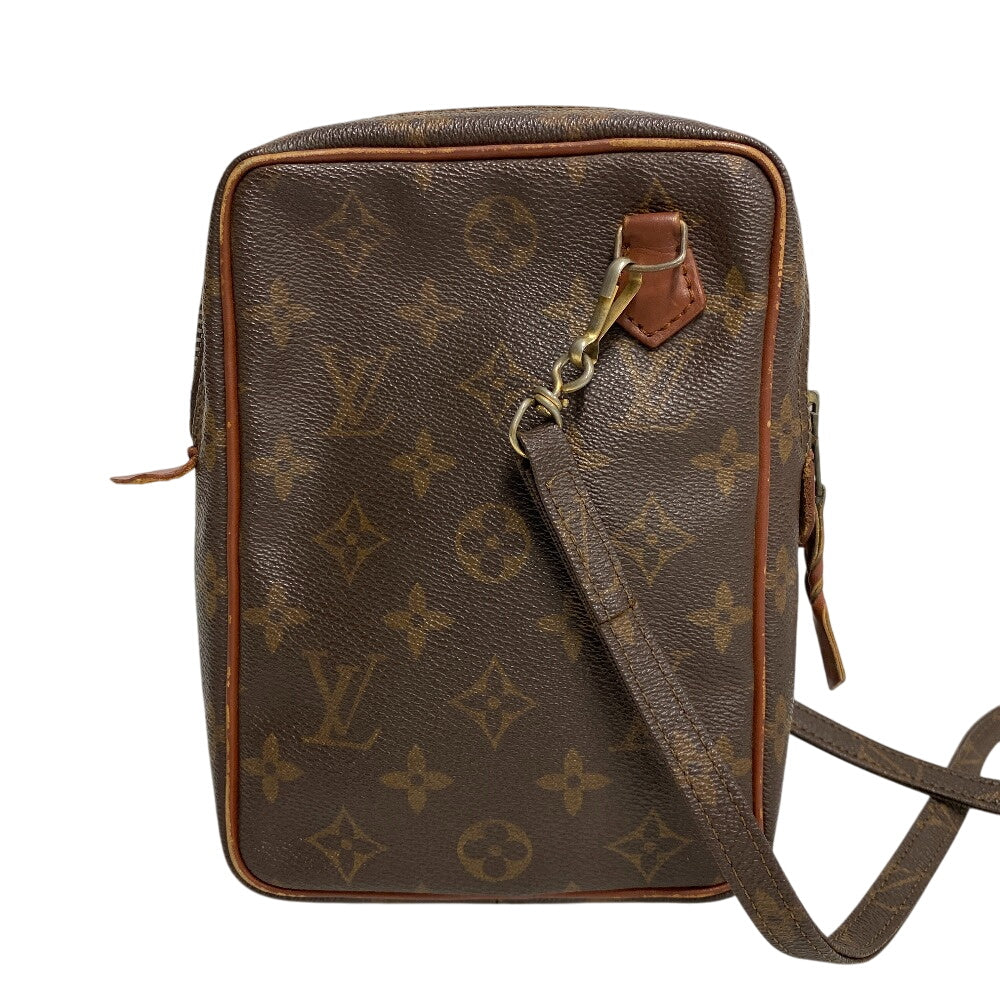 LOUIS VUITTON Shoulder Bag M3552 leather Brown Monogram Danube Women