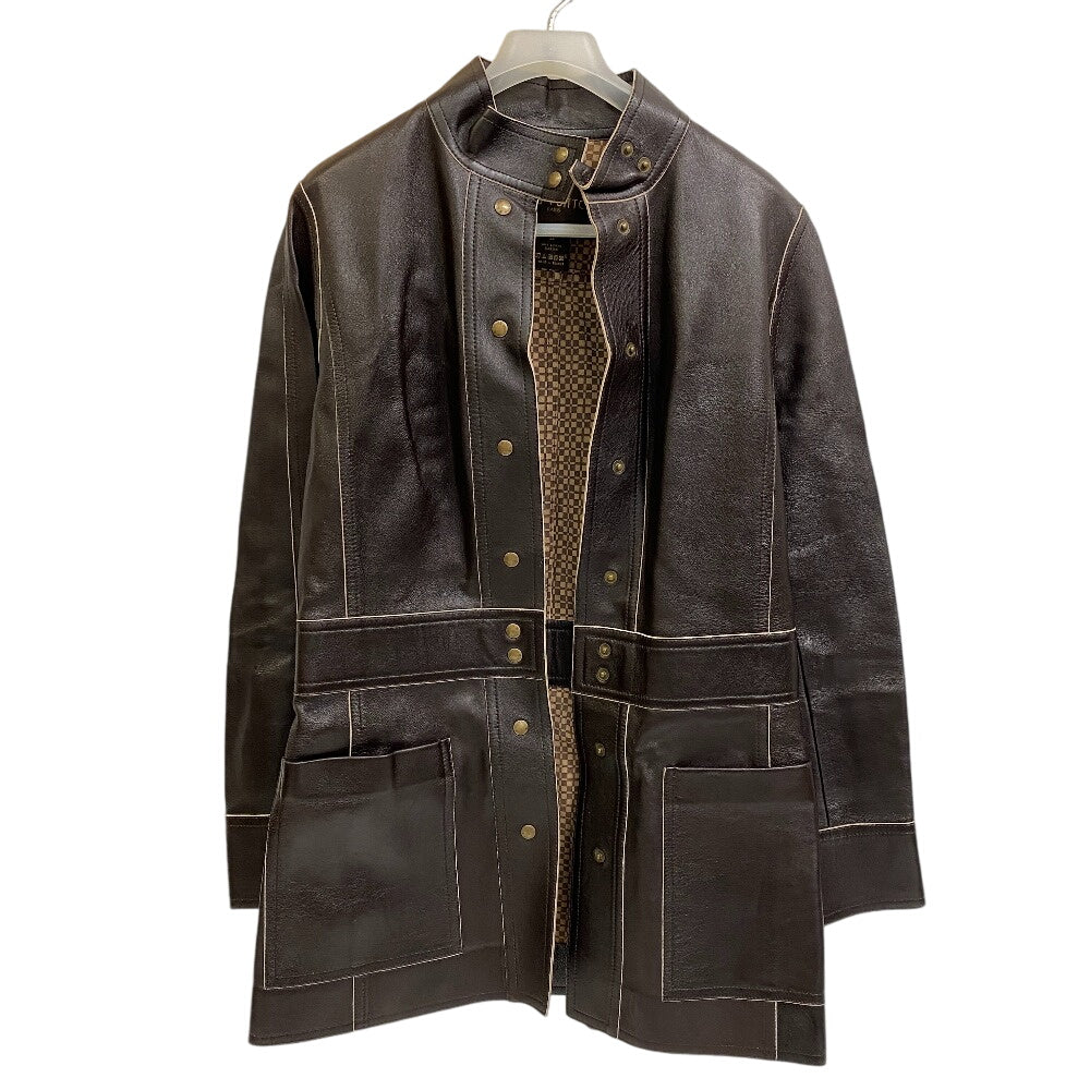 LOUIS VUITTON setup lambskin Brown Vintage ready-to-wear 34
