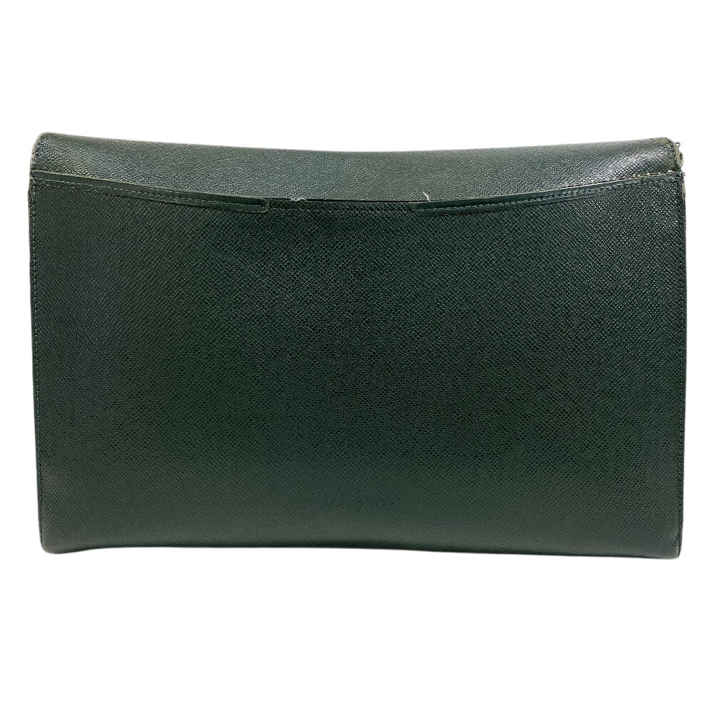 LOUIS VUITTON Clutch bag M30204 leather green Taiga Volga