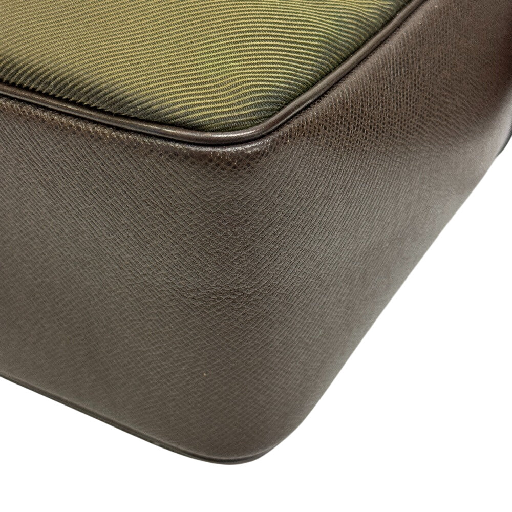 LOUIS VUITTON Shoulder Bag M30868 Nylon, Leather Khaki green Shoulder Bag Taiga Thai meal mens