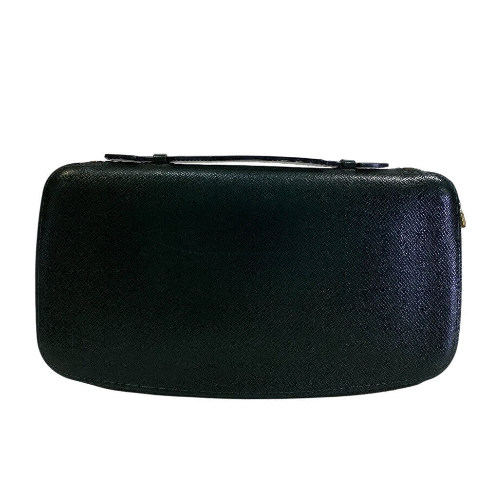 LOUIS VUITTON Long Wallet Purse M30654 leather green organizer Taiga Atoll mens