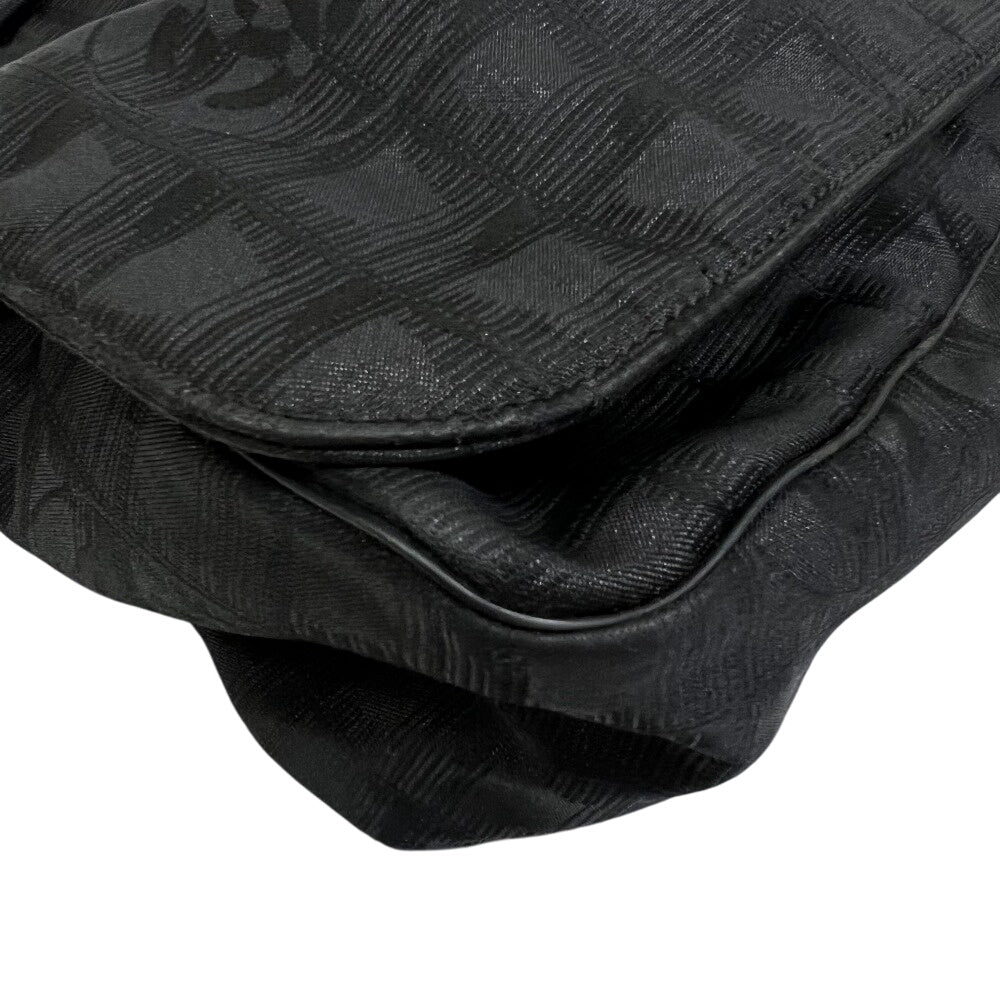 CHANEL Shoulder Bag Nylon black New travel line