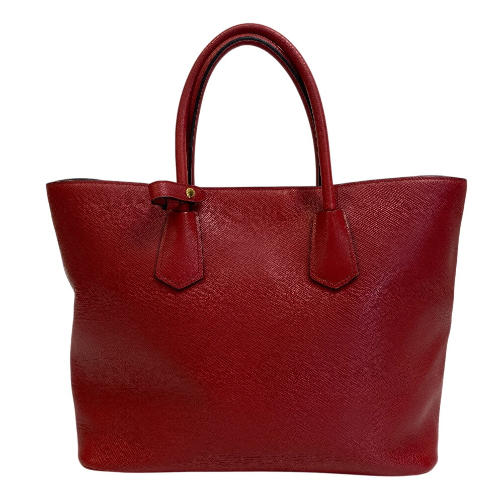 PRADA Tote Bag BN2729 PVC coated canvas Red 2way Women