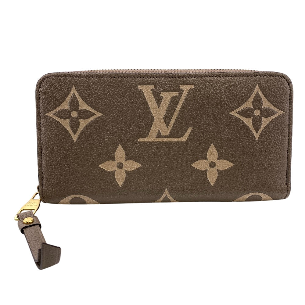 LOUIS VUITTON Long Wallet Purse M69794 leather Tour rail Monogram Ann Platt Zippy wallet