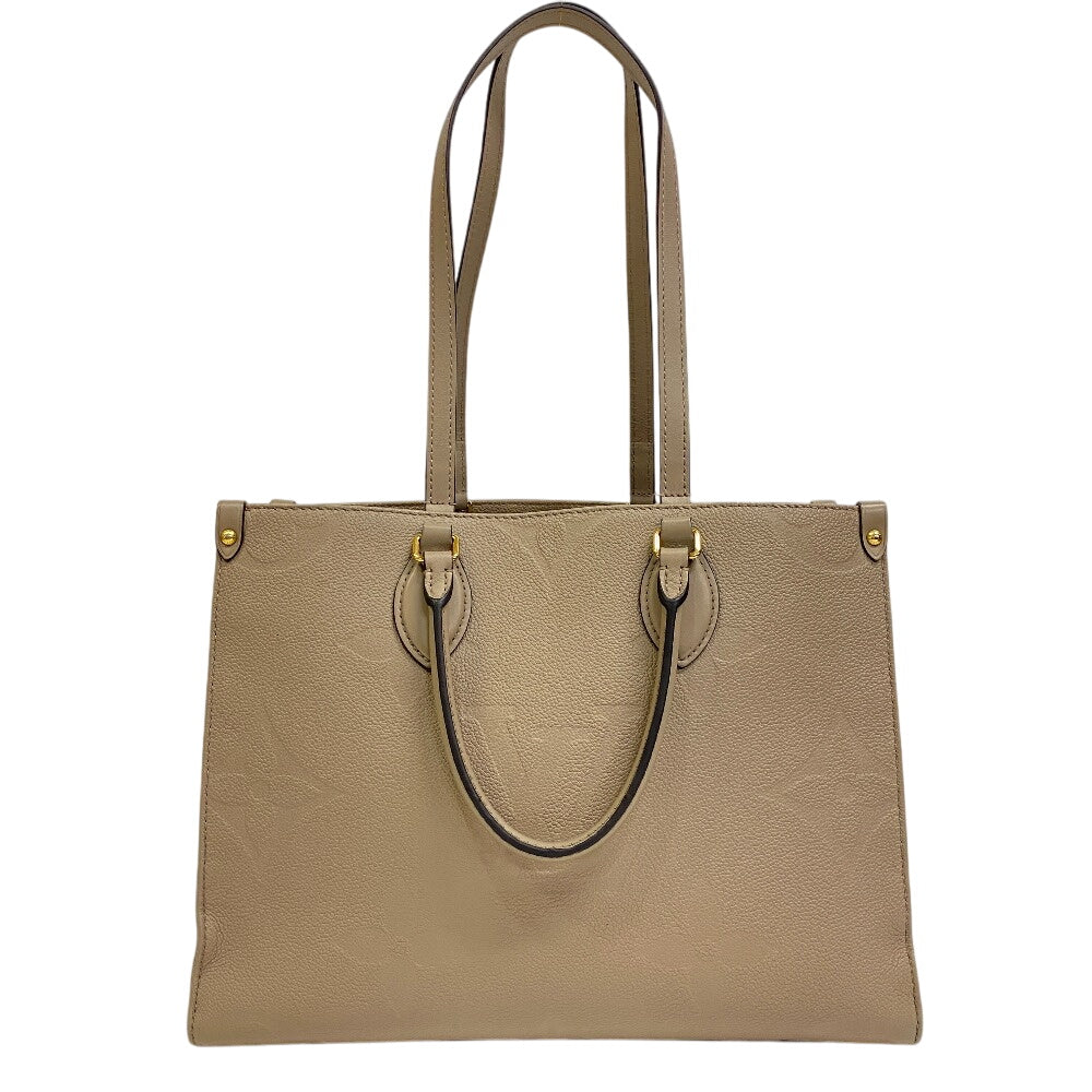 LOUIS VUITTON Handbag M45607 Monogram Empreinte , Leather beige Monogram Ann Platt On the Go MM