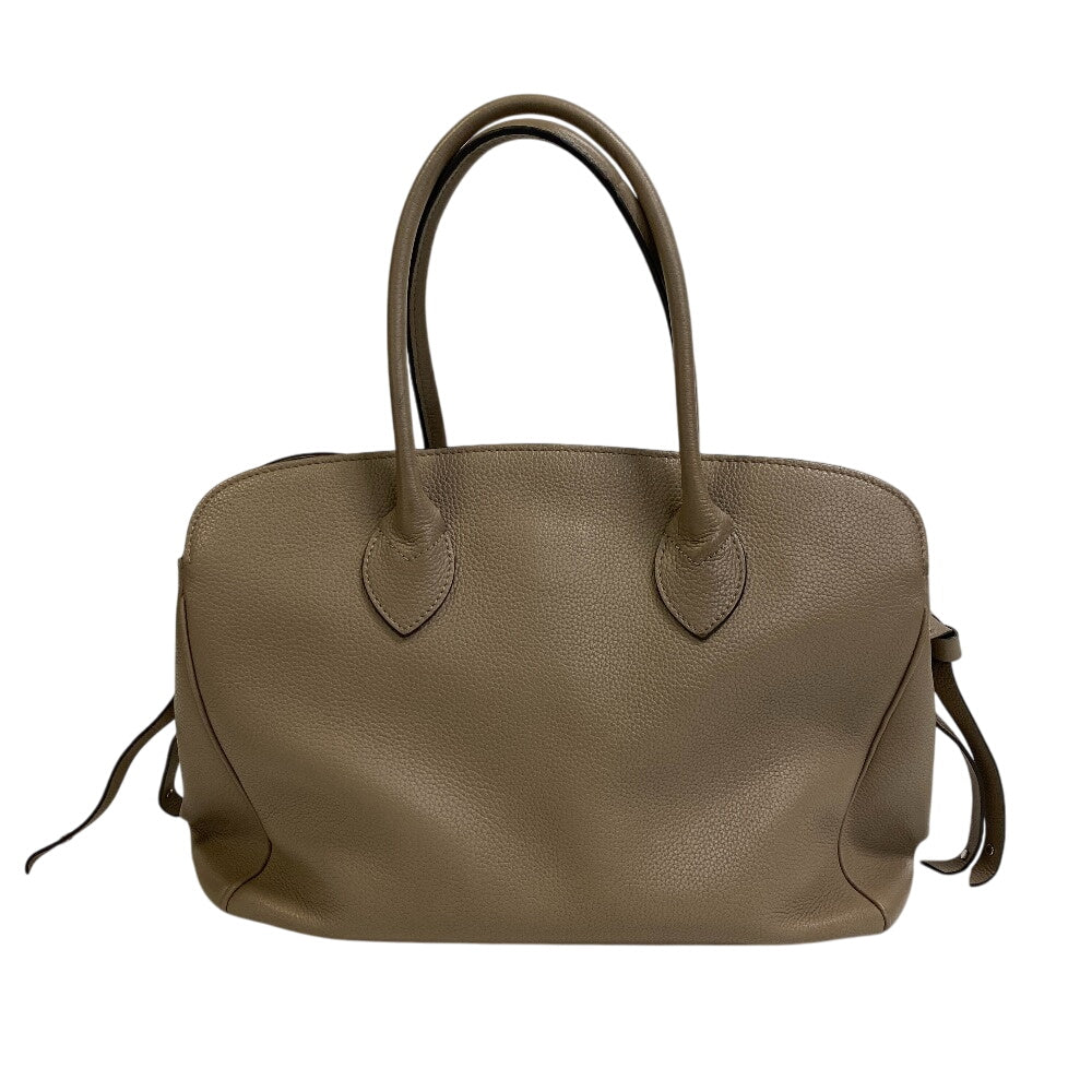LOUIS VUITTON Tote Bag M51685 leather beige Mira MM