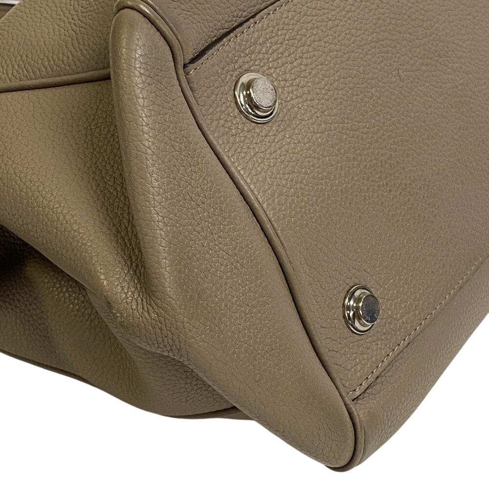 LOUIS VUITTON Tote Bag M51685 leather beige Mira MM