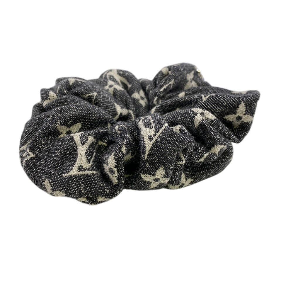 LOUIS VUITTON hair accessory M78226 cotton gray Monogram jacquard denim
