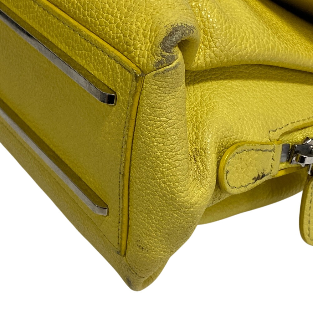 BALENCIAGA Handbag leather yellow