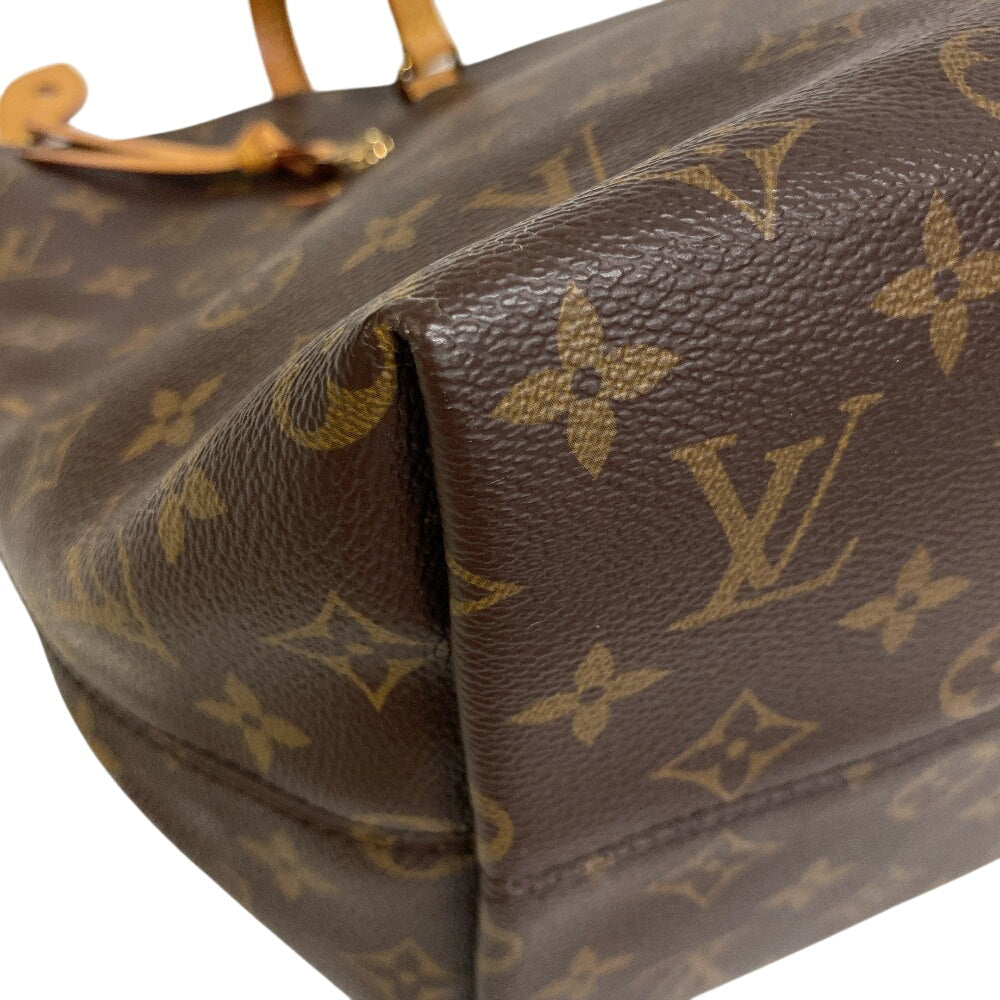 LOUIS VUITTON Tote Bag M42267 leather Brown Monogram Jena MM