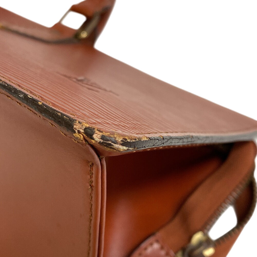 LOUIS VUITTON Handbag M52093 Epi Leather Brown Epi Sac tri-angle
