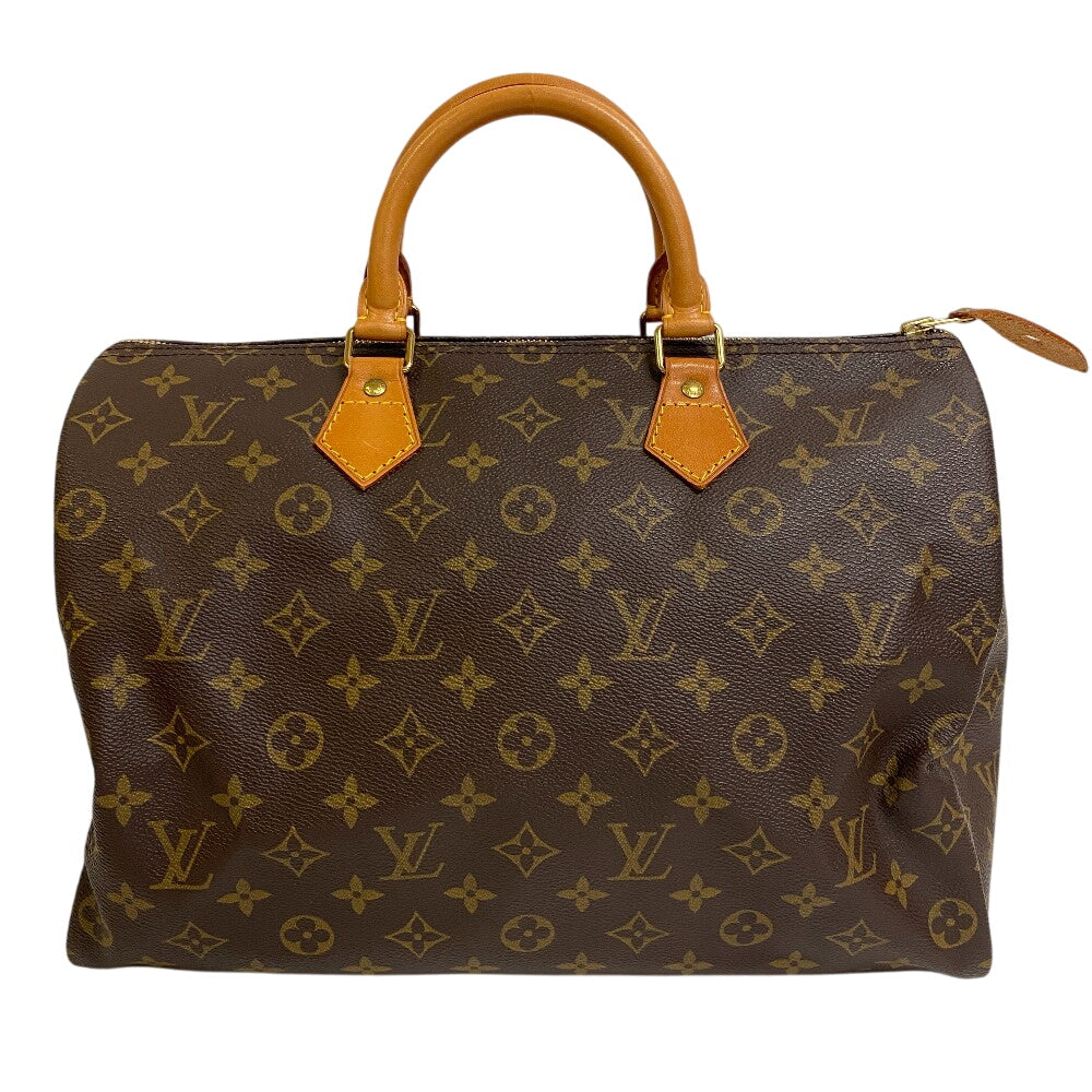 LOUIS VUITTON Boston Duffel bag M41524 leather Brown Monogram Speedy 35