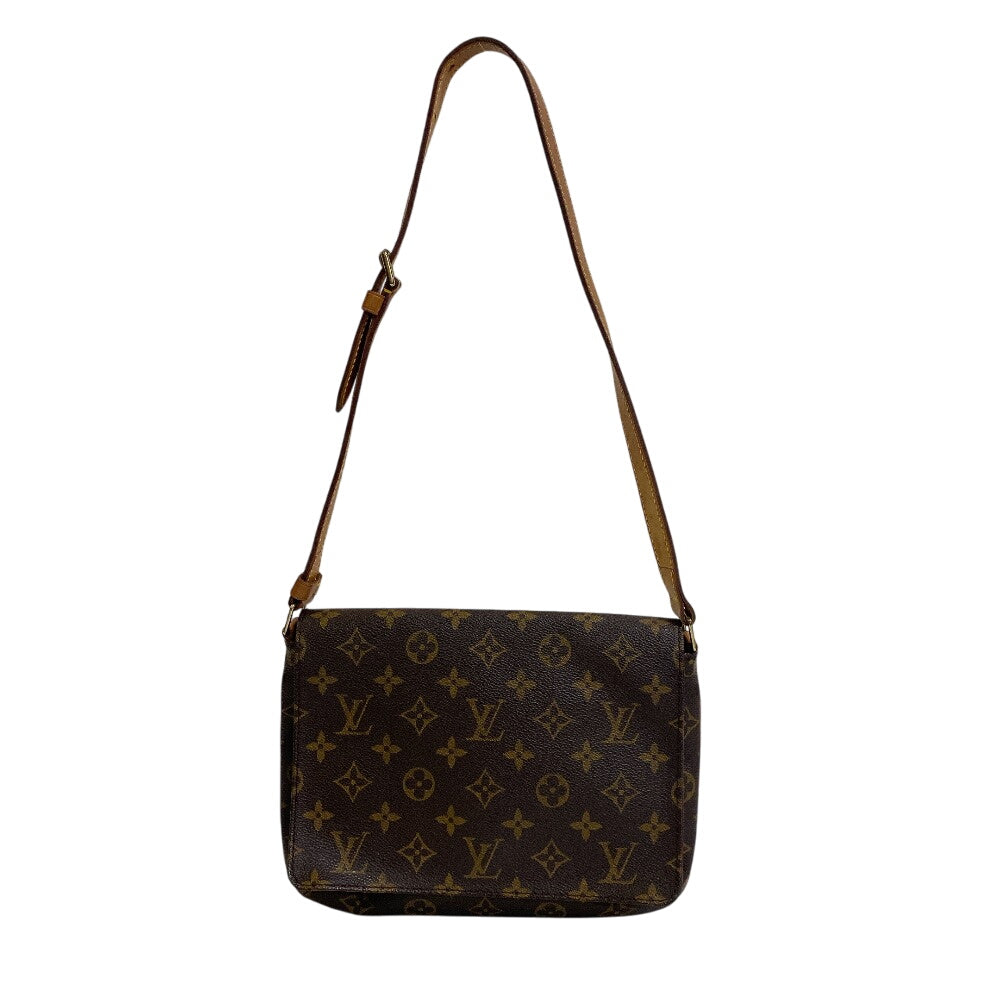 LOUIS VUITTON Shoulder Bag M51257 leather Brown Monogram Musette Tango