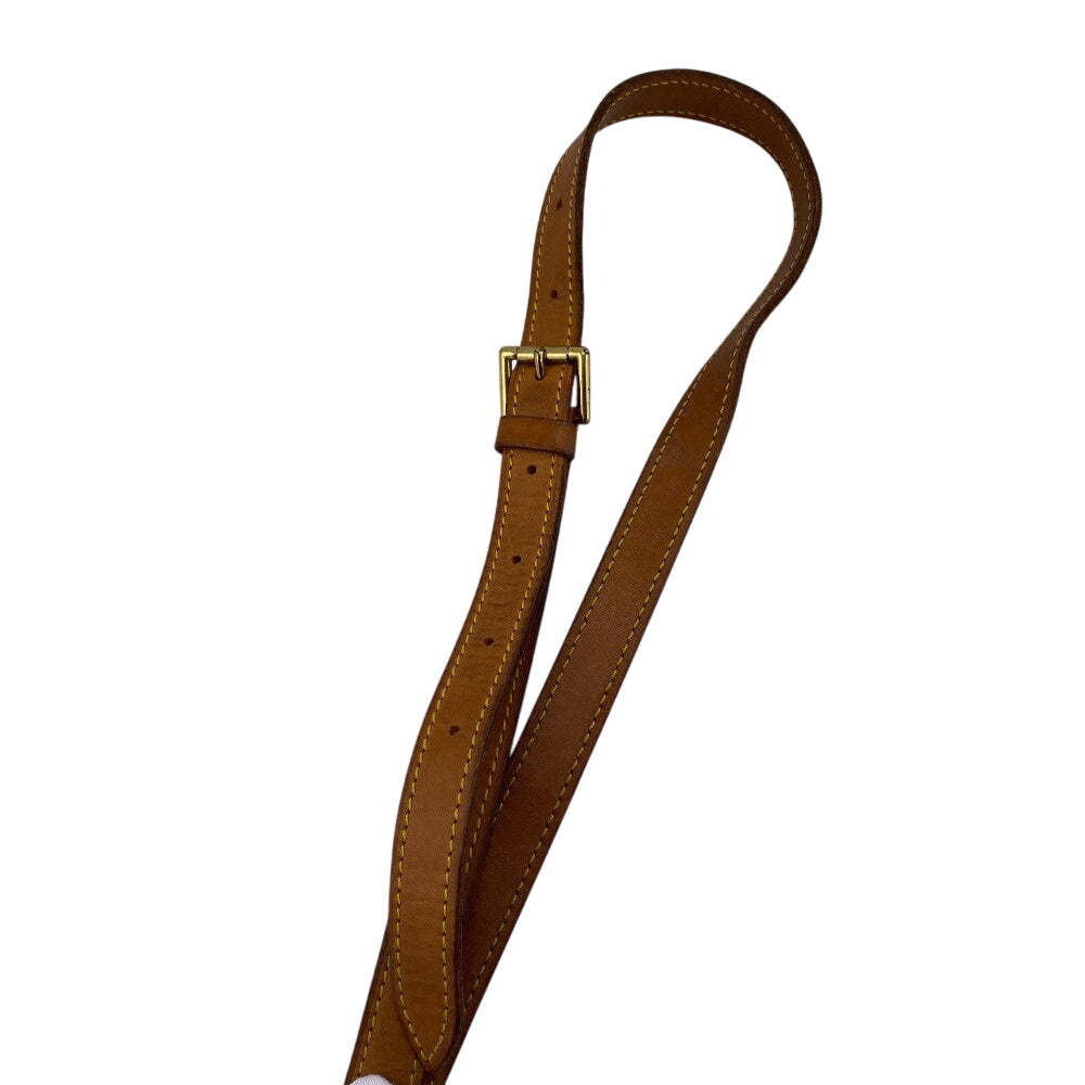 LOUIS VUITTON Shoulder strap Nume leather Brown