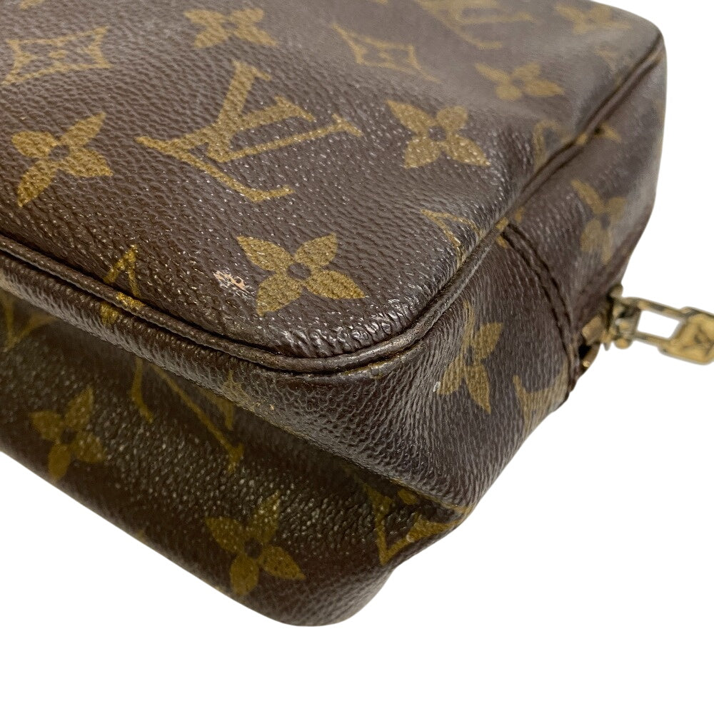 LOUIS VUITTON business bag M47524 leather Brown Monogram Trousse Toilette 23