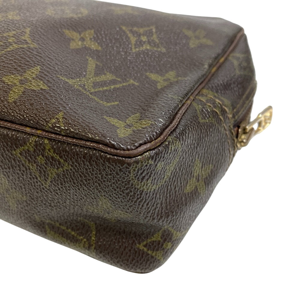 LOUIS VUITTON business bag M47524 leather Brown Monogram Trousse Toilette 23