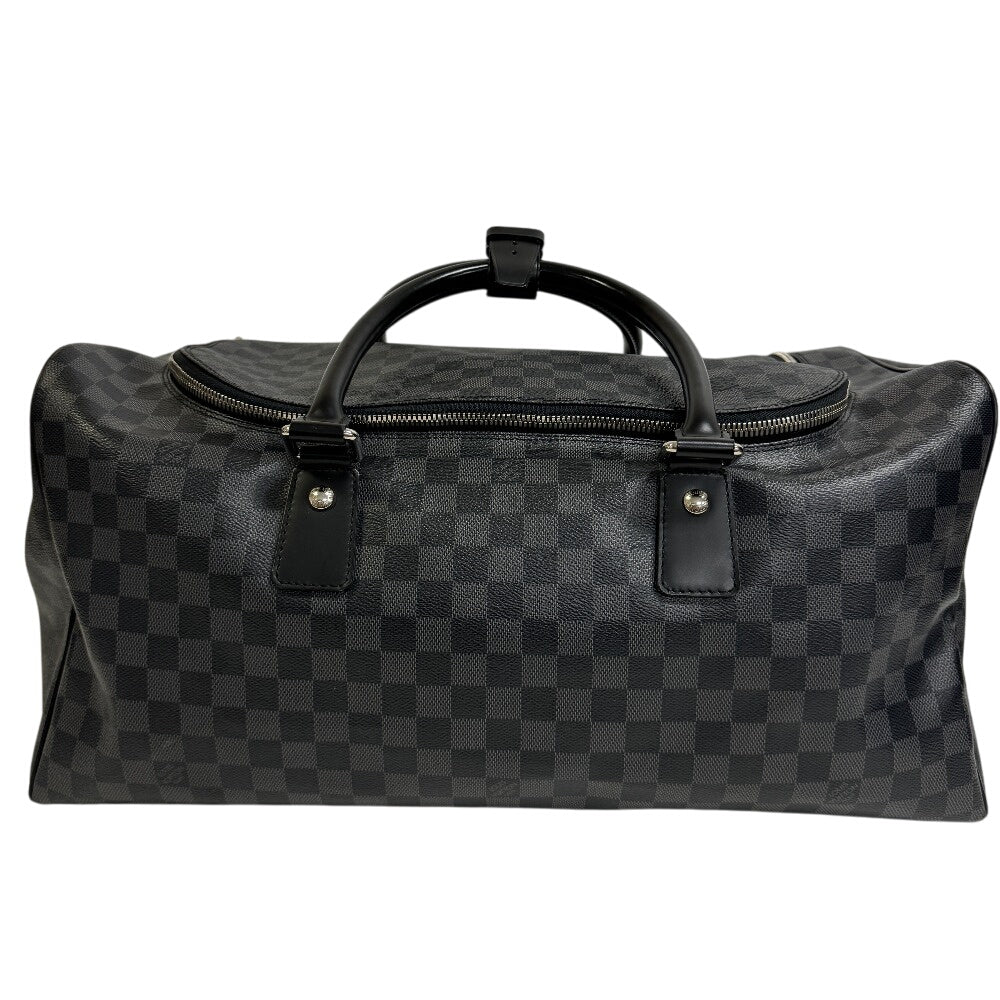 LOUIS VUITTON Boston Duffel bag N48189 Damier Graphite , Leather black Damier Grafitte Roadster 50