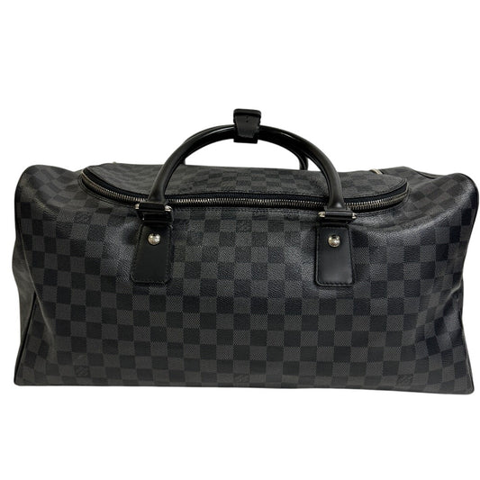 LOUIS VUITTON Boston Duffel bag N48189 Damier Graphite , Leather black Damier Grafitte Roadster 50