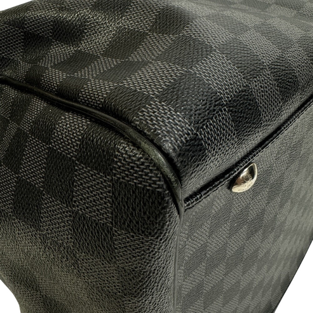 LOUIS VUITTON Boston Duffel bag N48189 Damier Graphite , Leather black Damier Grafitte Roadster 50