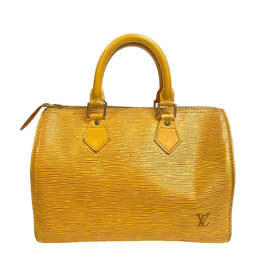 LOUIS VUITTON Handbag M43019 leather yellow Epi Speedy 25