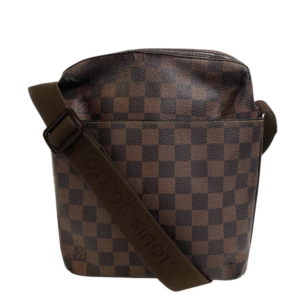 LOUIS VUITTON Shoulder Bag N41135 leather Brown Damier Trotteur bobourg