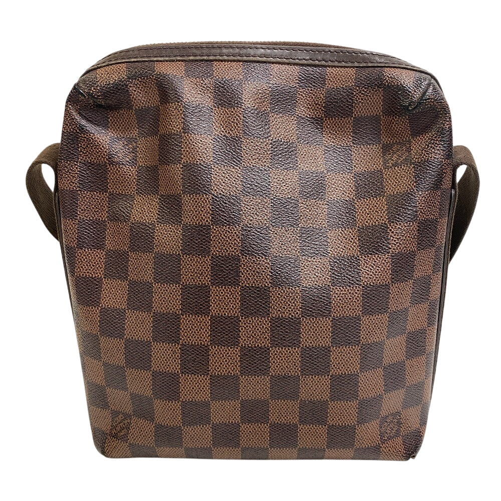 LOUIS VUITTON Shoulder Bag N41135 leather Brown Damier Trotteur bobourg