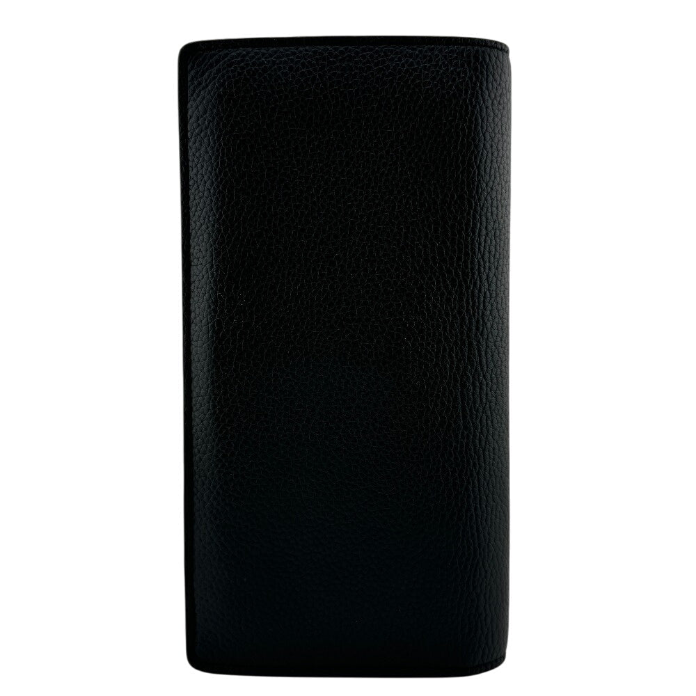 LOUIS VUITTON Long Wallet Purse M69980 leather black LV Aerogram Portefeuille Brother NM