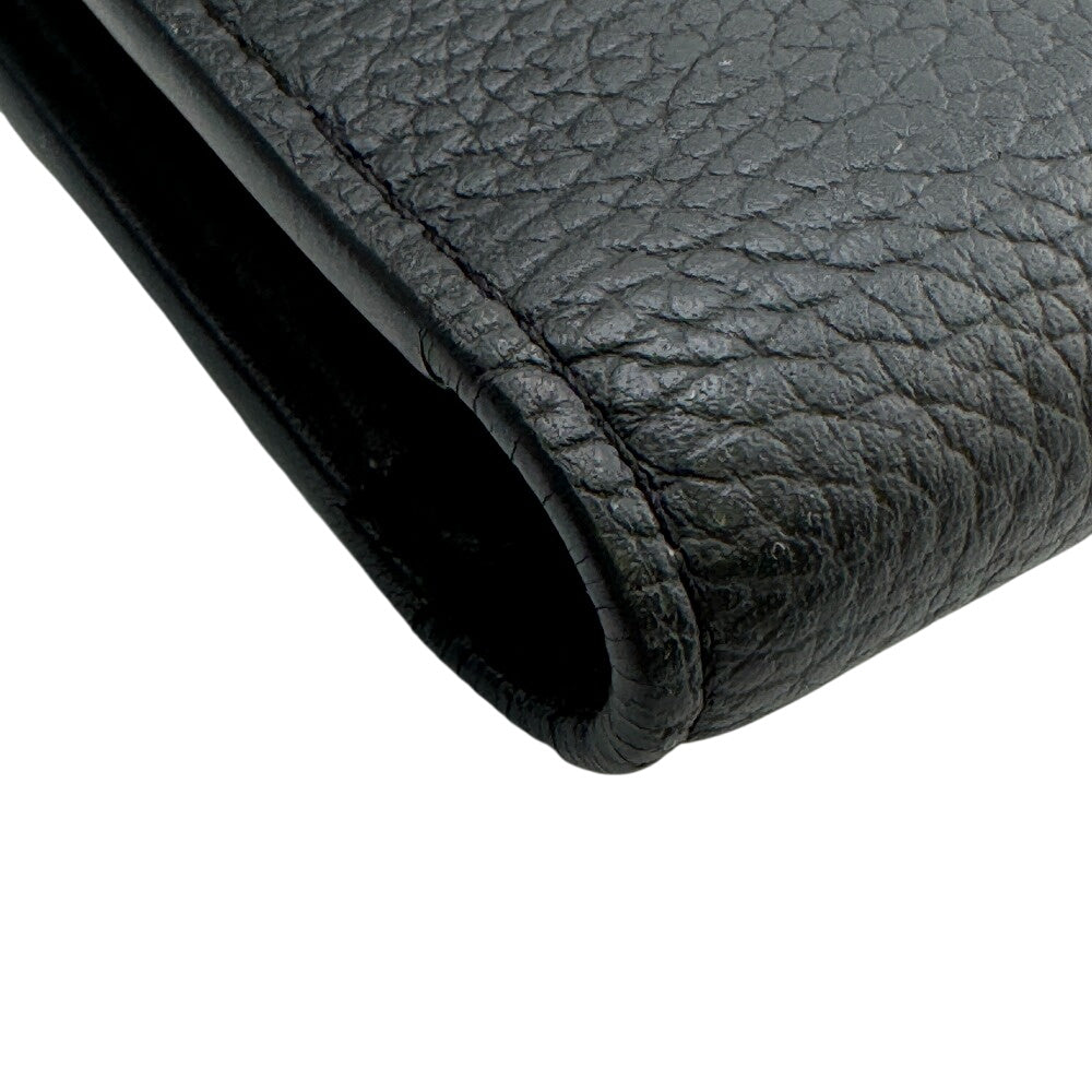 LOUIS VUITTON Long Wallet Purse M69980 leather black LV Aerogram Portefeuille Brother NM