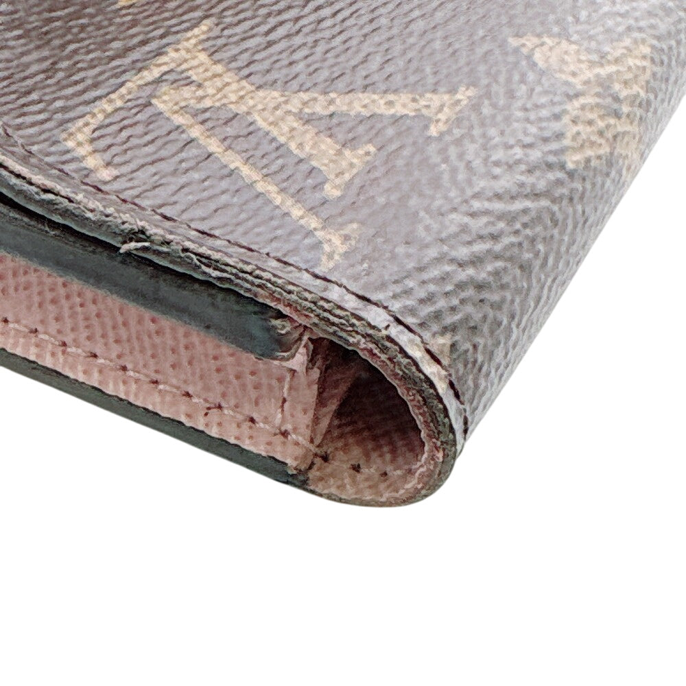 LOUIS VUITTON Coin case M62361 leather Brown Monogram Porto Monero Zari