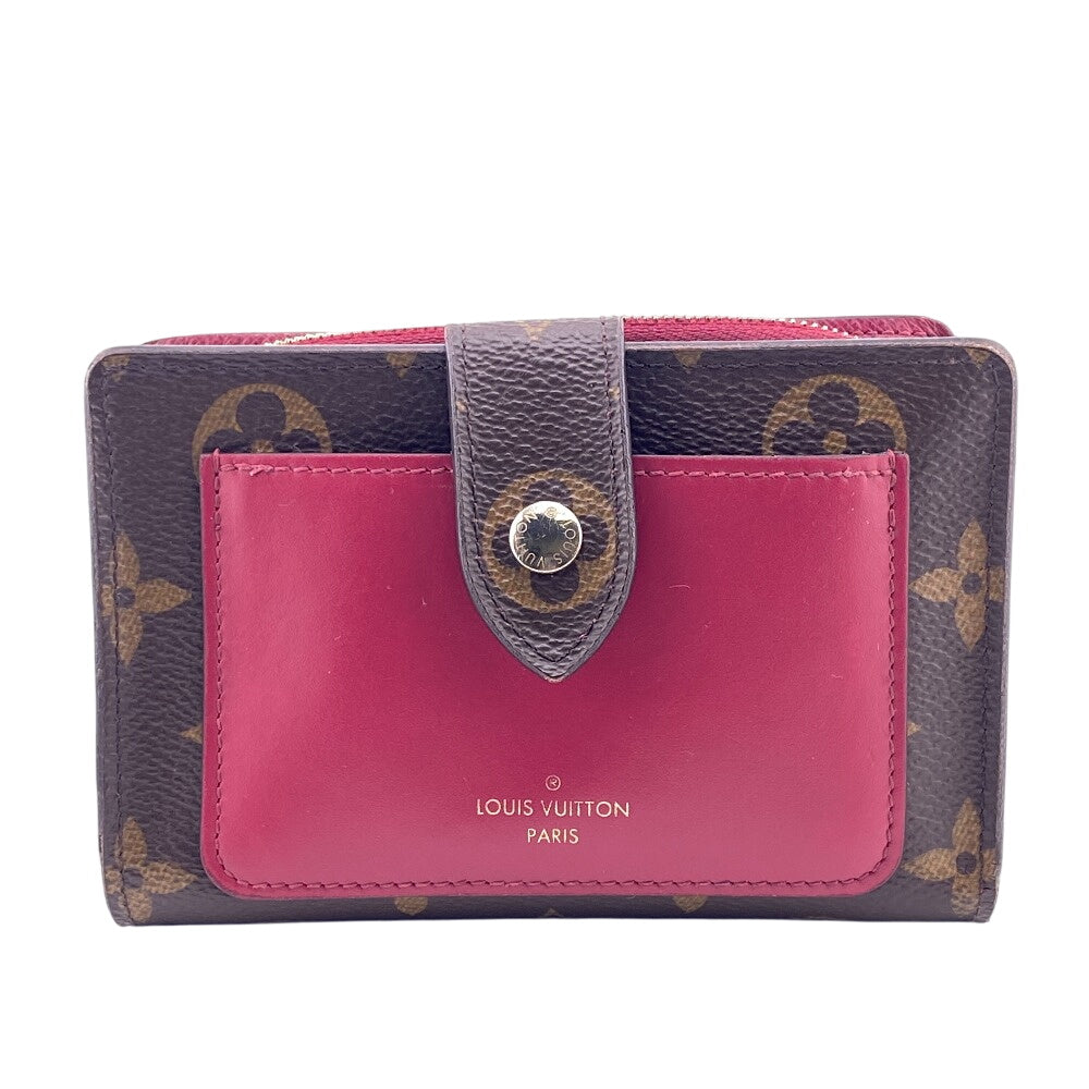 LOUIS VUITTON Bifold Wallet M69433 leather Brown Monogram Portefeuille Juliet