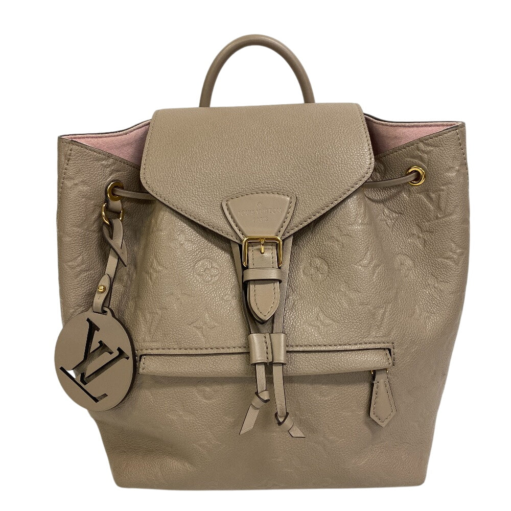 LOUIS VUITTON Backpack M45410 Monogram, Leather beige Monogram Amplat MontsourisPM