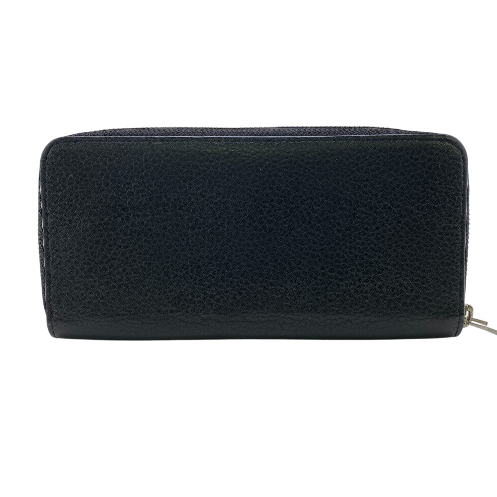 LOUIS VUITTON Long Wallet Purse M58823 Cowhide, Leather black Taurillon Clemence Zippy Wallet Vertical